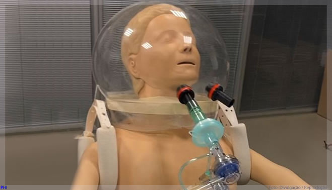 Pesquisadores da USP desenvolvem “capacete-respirador” para tratar pacientes com a covid-19
