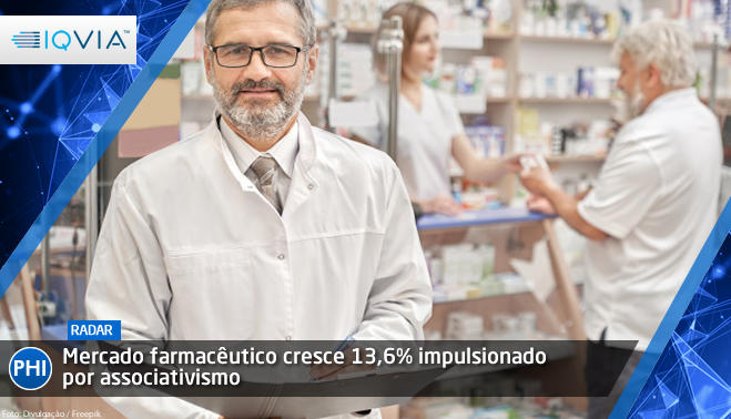 Mercado farmacêutico cresce 13,6% impulsionado por associativismo