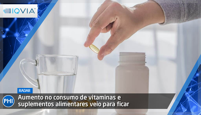 Aumento no consumo de vitaminas e suplementos alimentares veio para ficar