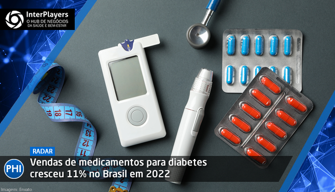 Vendas de medicamentos para diabetes cresceu 11% no Brasil em 2022