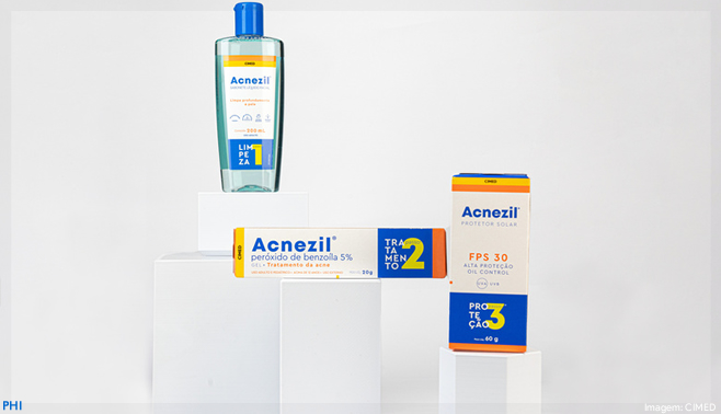 Cimed lança campanha de Acnezil com depoimentos reais de pessoas que sofrem com acne