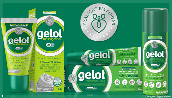 Gelol apresenta nova embalagem