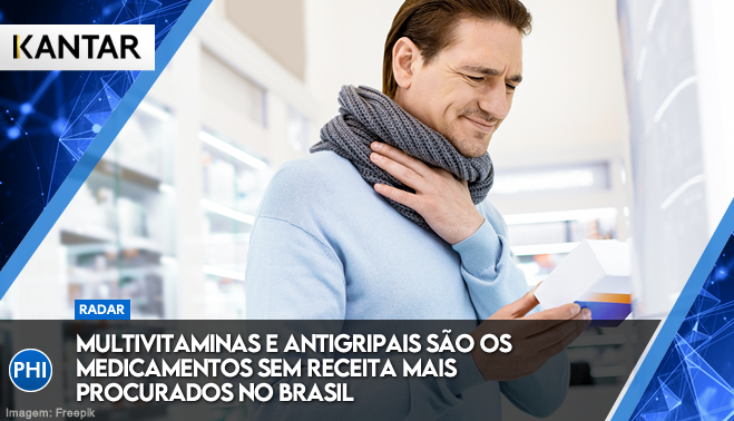 Multivitaminas e antigripais são os medicamentos sem receita mais procurados no Brasil